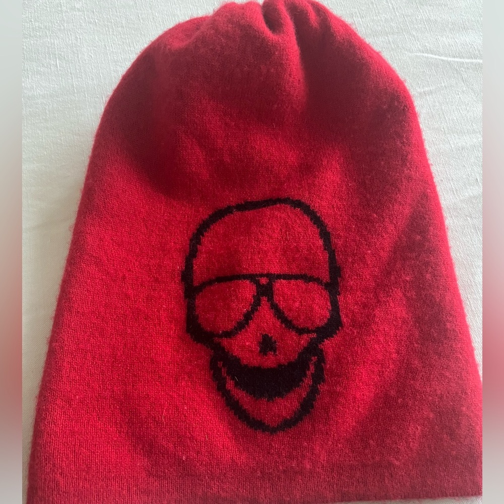 Thomas wylde 100 cashmere skull beanie excellent cond